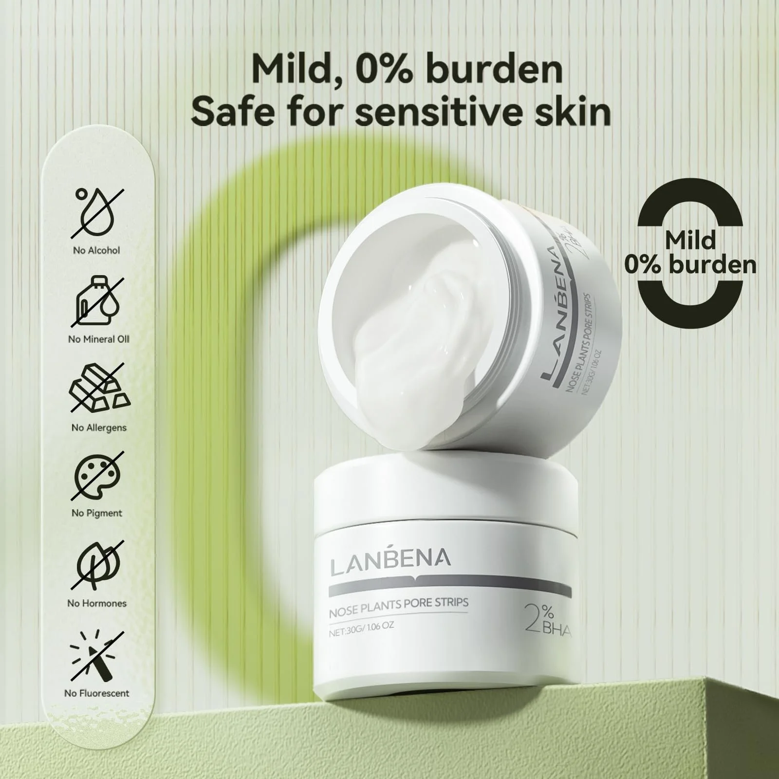 Маска для обличчя Mererke Pretty Blackhead Remover Black Mask Charcoal, фото №2