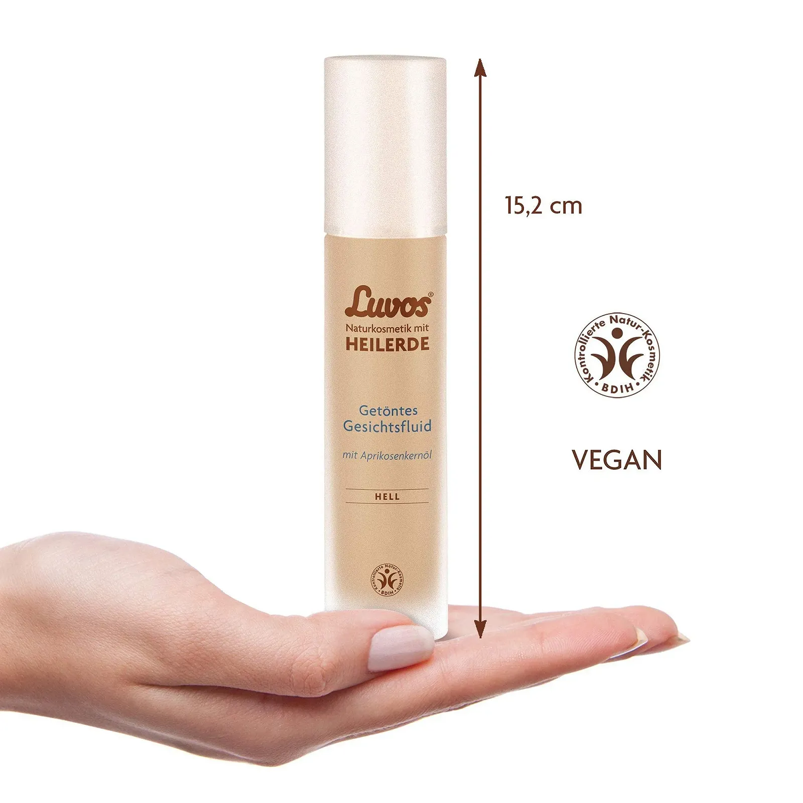 Флюїд для обличчя LUVOS Natural cosmetic light тонуючий 50 мл, фото №3 Флюїд для обличчя LUVOS Natural cosmetic light тонуючий 50 мл, фото №3