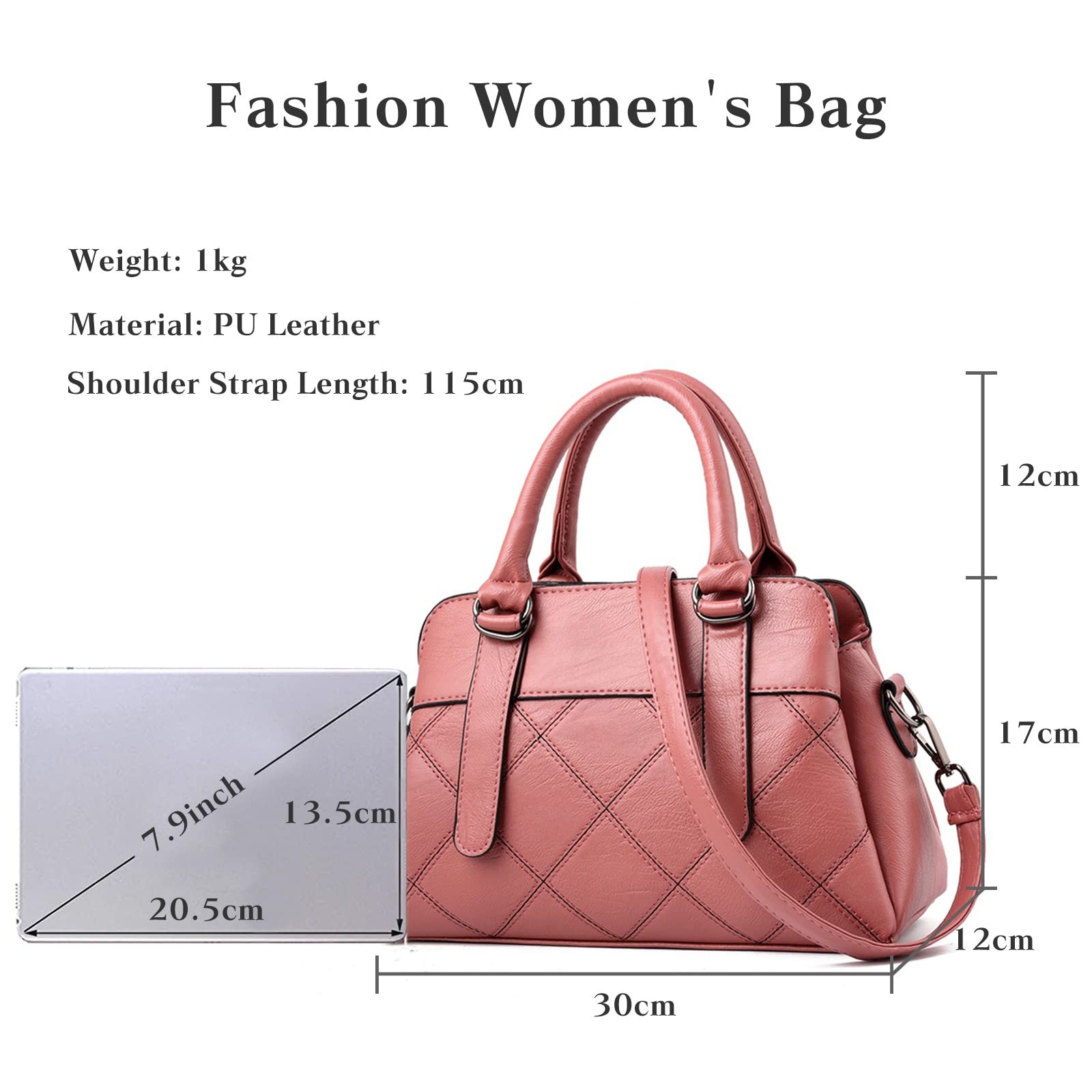 Сумка з верхньою ручкою FANDARE рожева, фото №3 Сумка з верхньою ручкою FANDARE рожева, фото №3