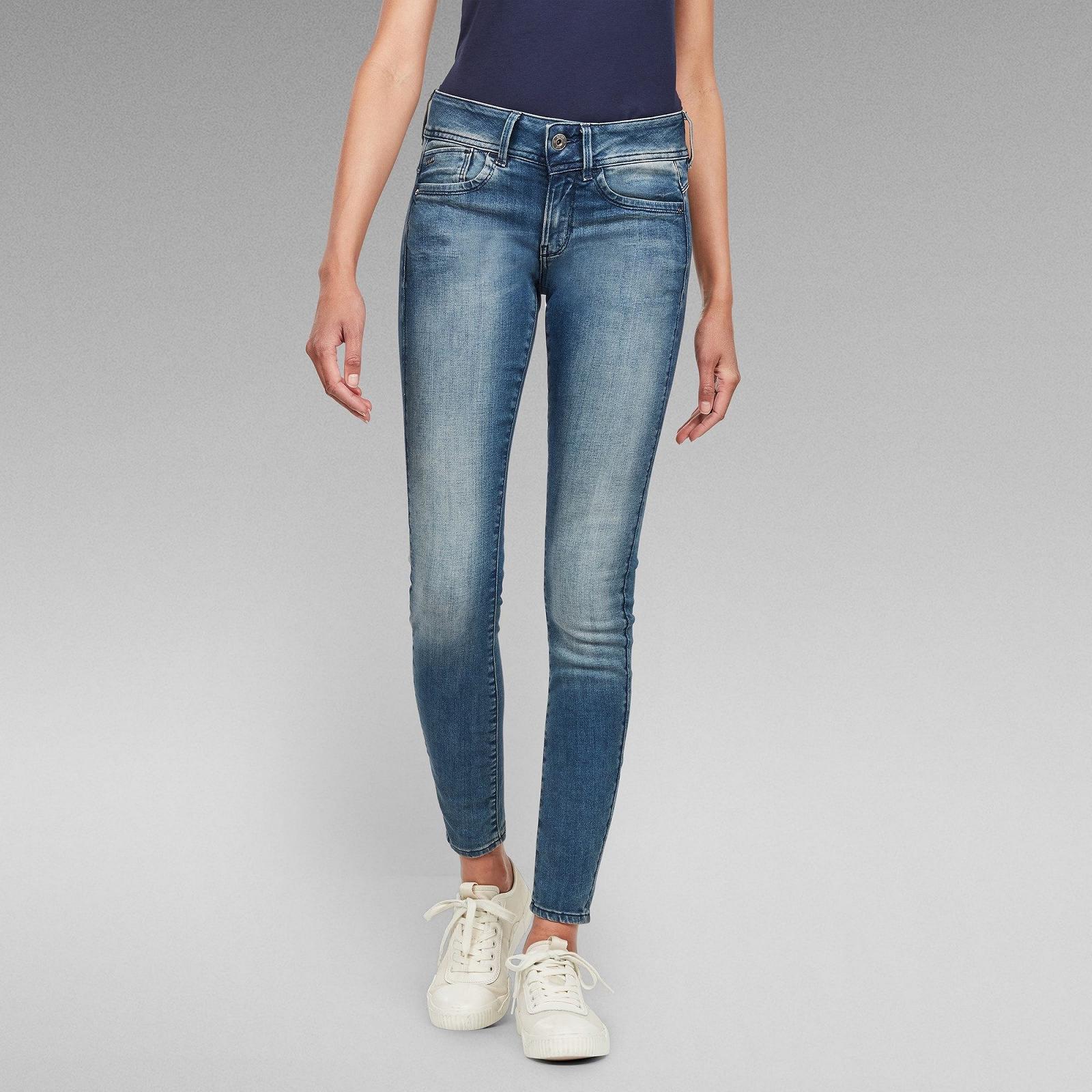 Жіночі джинси G‑STAR RAW Lynn Mid Skinny Antic Blue - 27, фото №1 Жіночі джинси G‑STAR RAW Lynn Mid Skinny Antic Blue - 27, фото №1