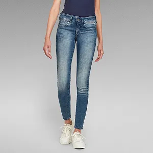 Жіночі джинси G‑STAR RAW Lynn Mid Skinny Antic Blue - 28 - Фото 1