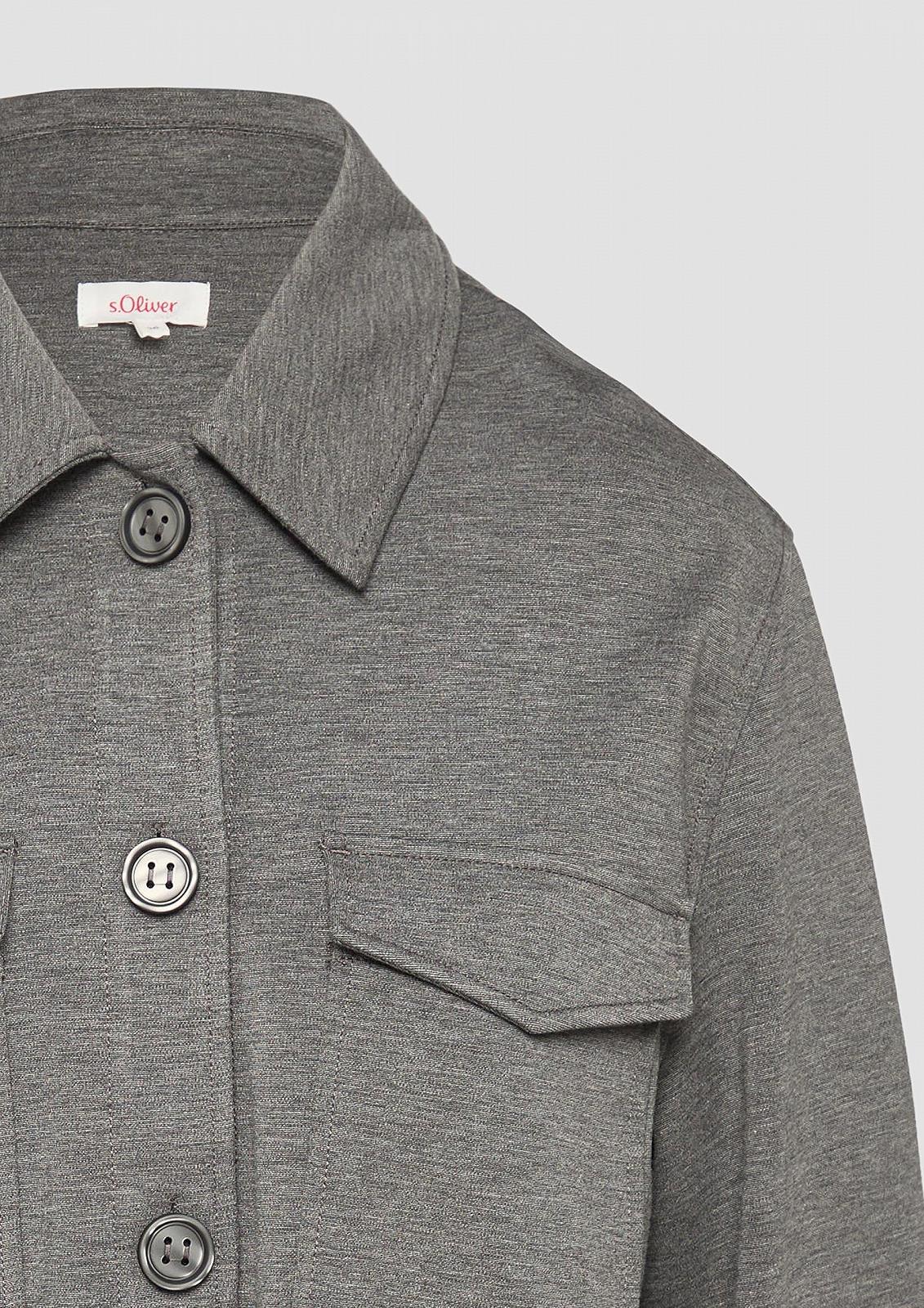 Пиджак s.Oliver Heathered Interlock Jersey, фото №4