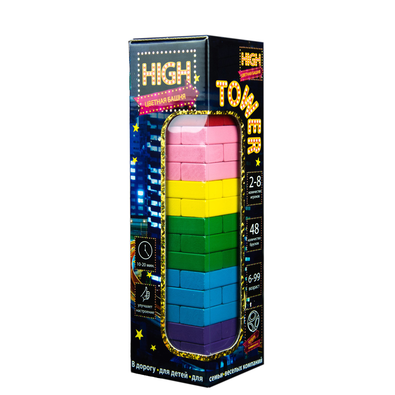 Настольная игра Strateg High Tower дженга на русском языке 30960, фото №1