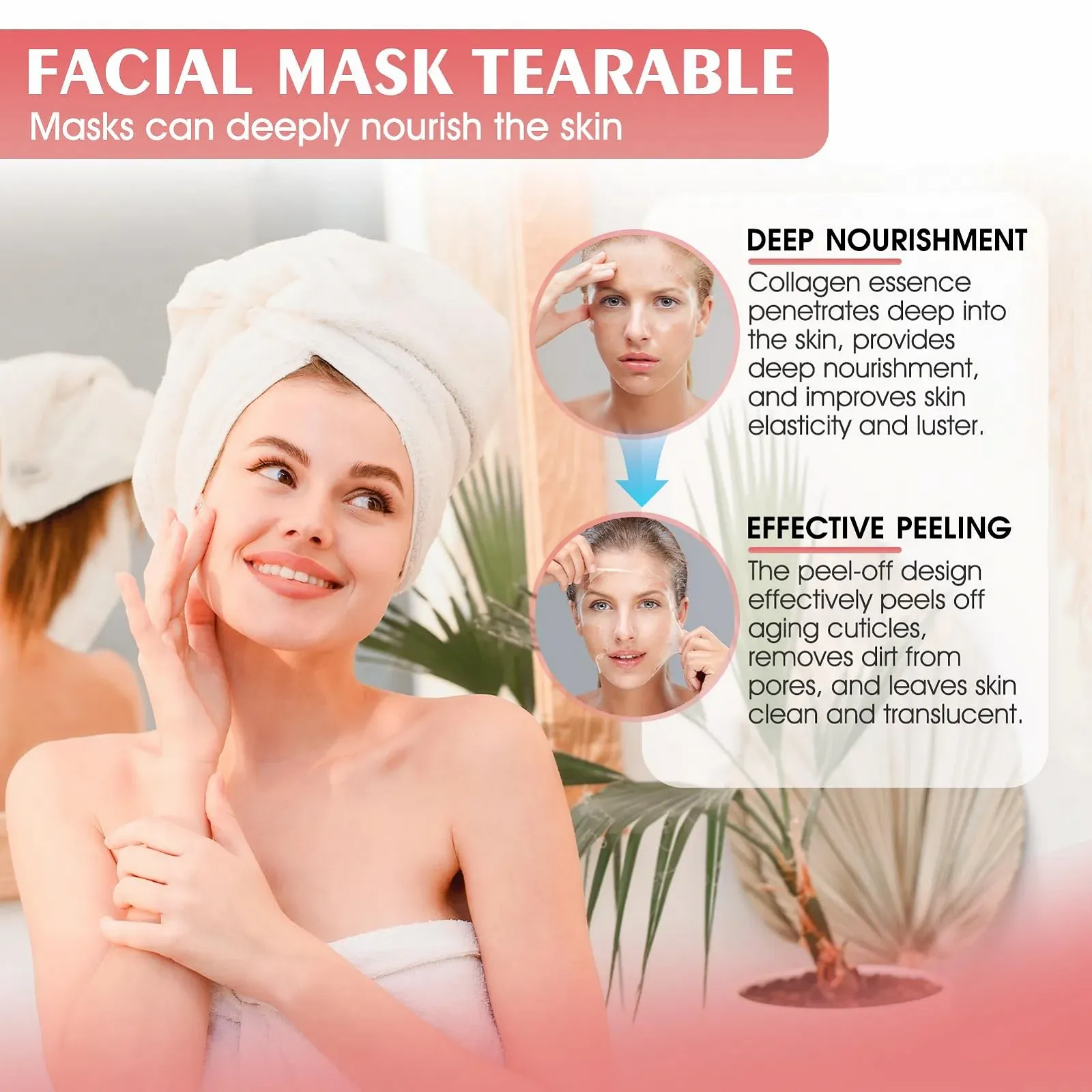 Маска для обличчя Allony Collagen Night, нічна маска-пілінг з колагеном, фото №4 Маска для обличчя Allony Collagen Night, нічна маска-пілінг з колагеном, фото №4