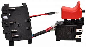 Кнопка VJ-Parts для шуруповерта Bosch GSR 140-LI 2607202345 арт.кн1221 - Фото 1