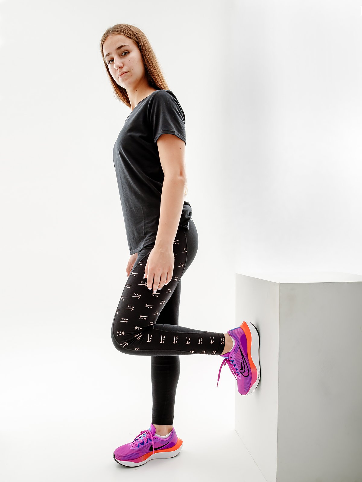 Футболка Nike W NK ONE LUXE DF SS STD TOP L, фото №4