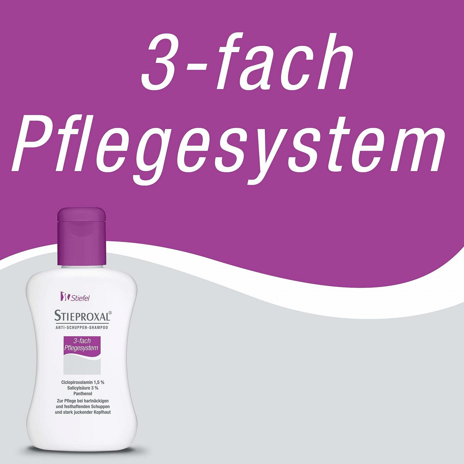 Шампунь STIEPROXAL От стойкой, сильной перхоти и сильного зуда, 100 мл, фото №2 Шампунь STIEPROXAL От стойкой, сильной перхоти и сильного зуда, 100 мл, фото №2