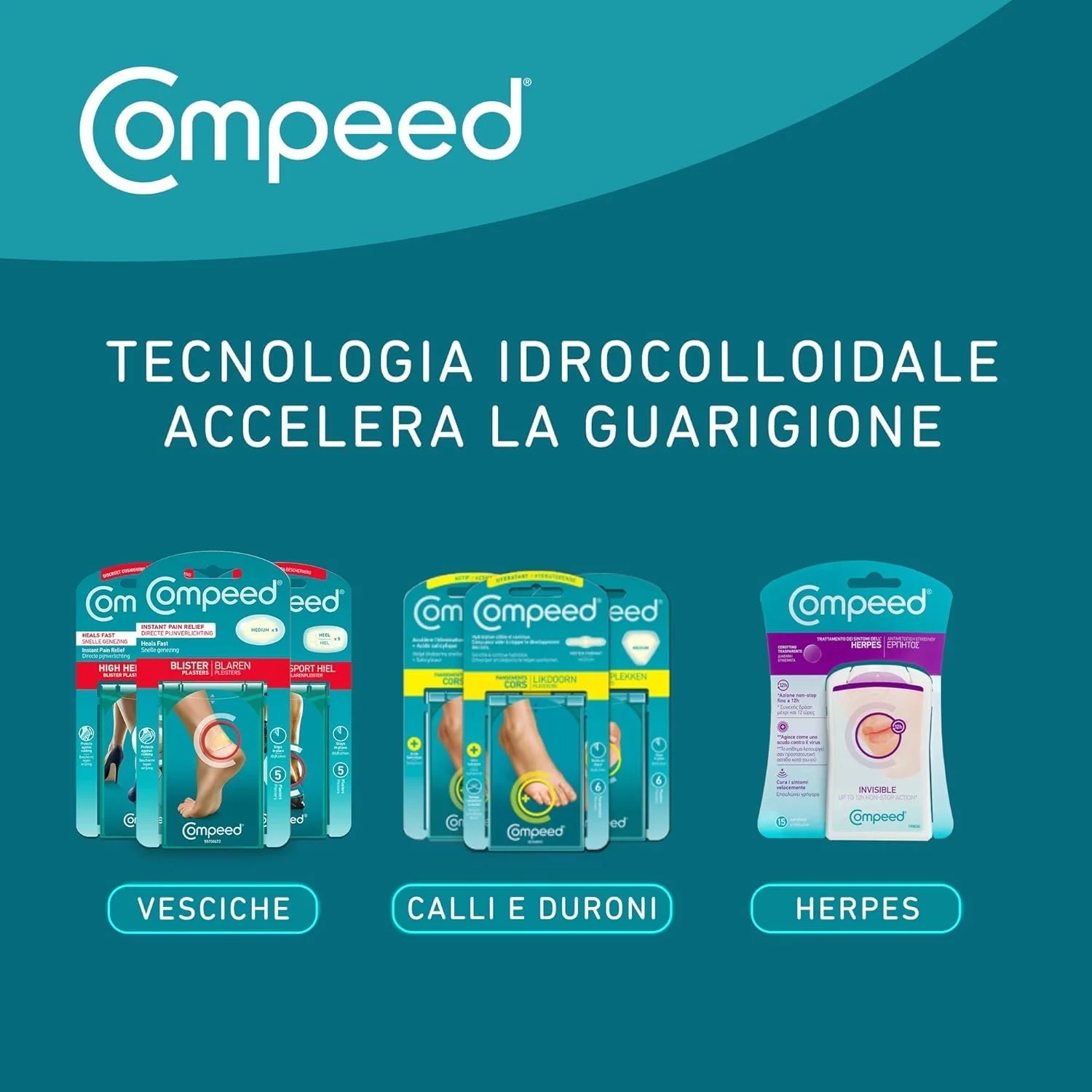 Пластирі від мозолів Compeed Medio 10 шт., фото №7