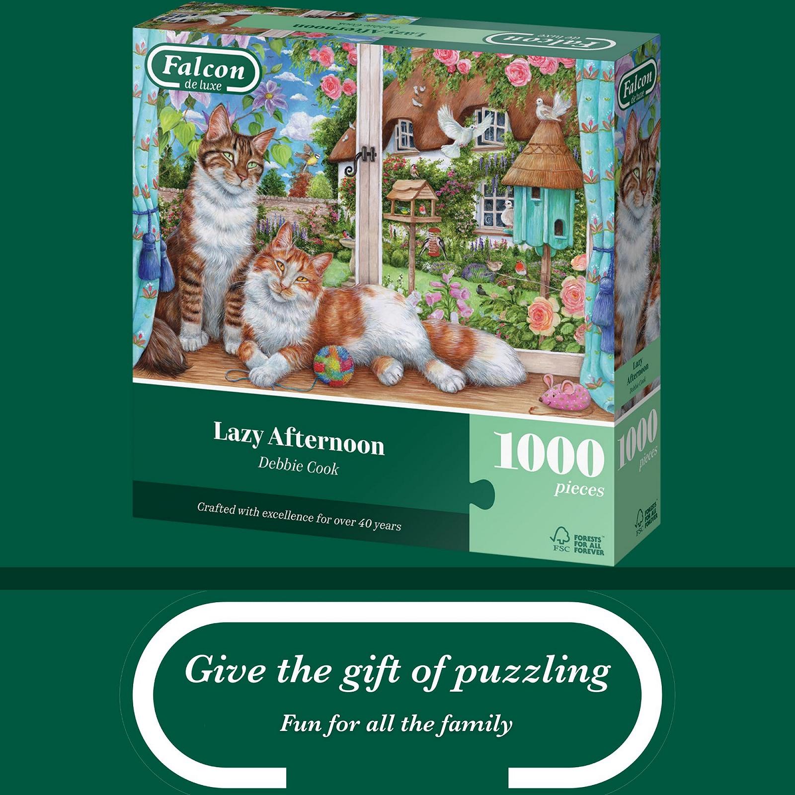 Пазл Falcon Lazy Afternoon 1000 деталей, фото №2 Пазл Falcon Lazy Afternoon 1000 деталей, фото №2