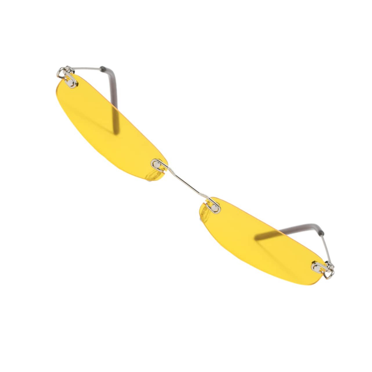 Квадратні окуляри PACKOVE (2 шт.) Сонцезахисні Модні Помаранчеві лінзи UV, фото №4