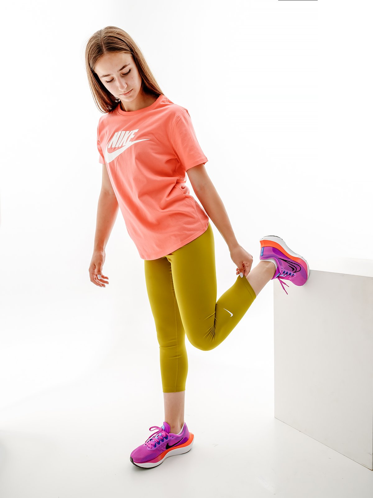 Леггинсы Nike W NK ONE DF HR CROP TGHT L, фото №4