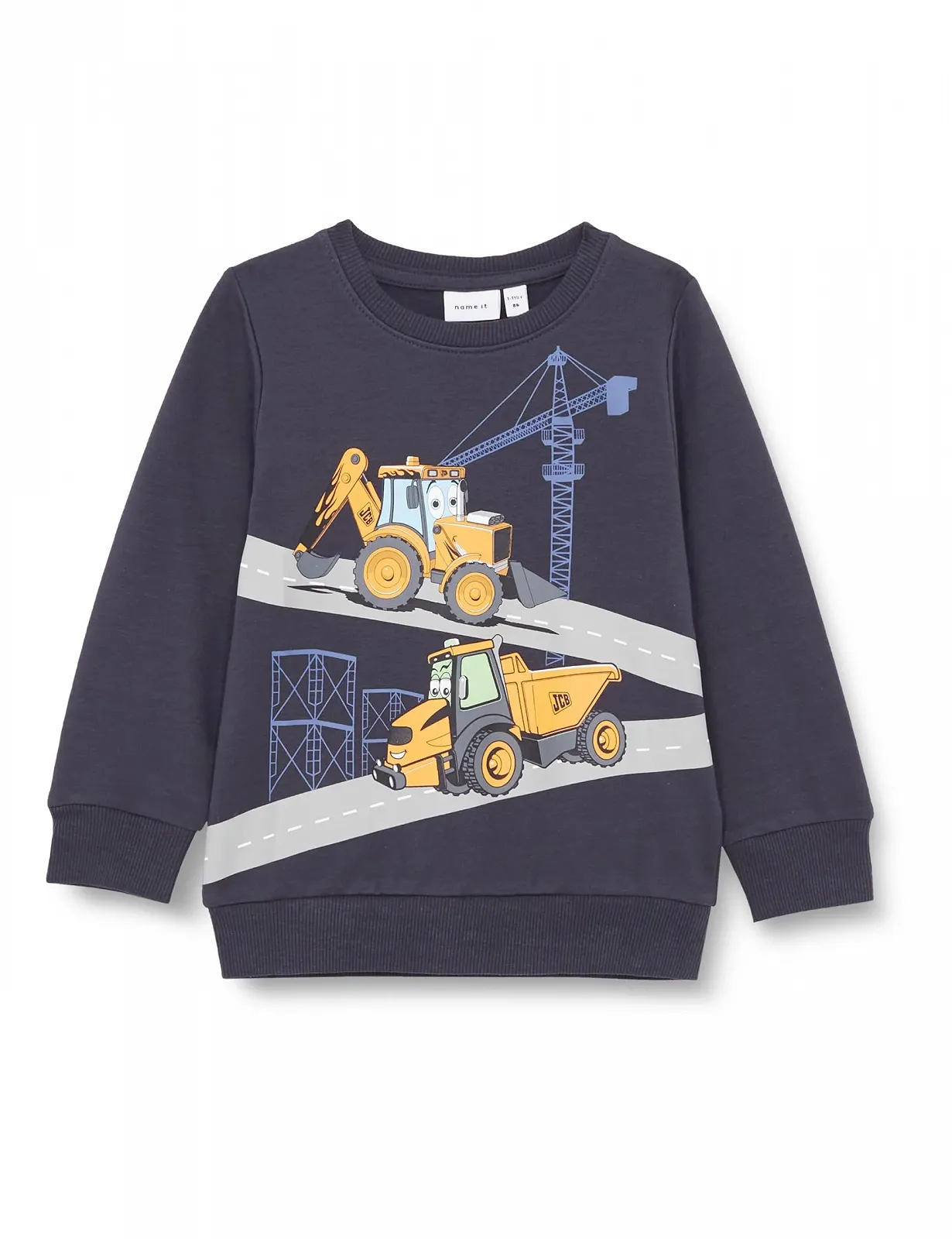 Толстовка NAME IT для мальчиков Nmmnesh JCB Sweat Bru Bfu, фото №1