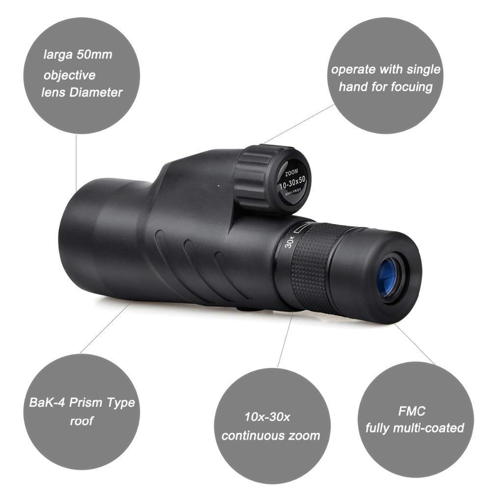 Бінокль Monocular Binoculars Bak4 Prism Водонепроникний Висока потужність, фото №4