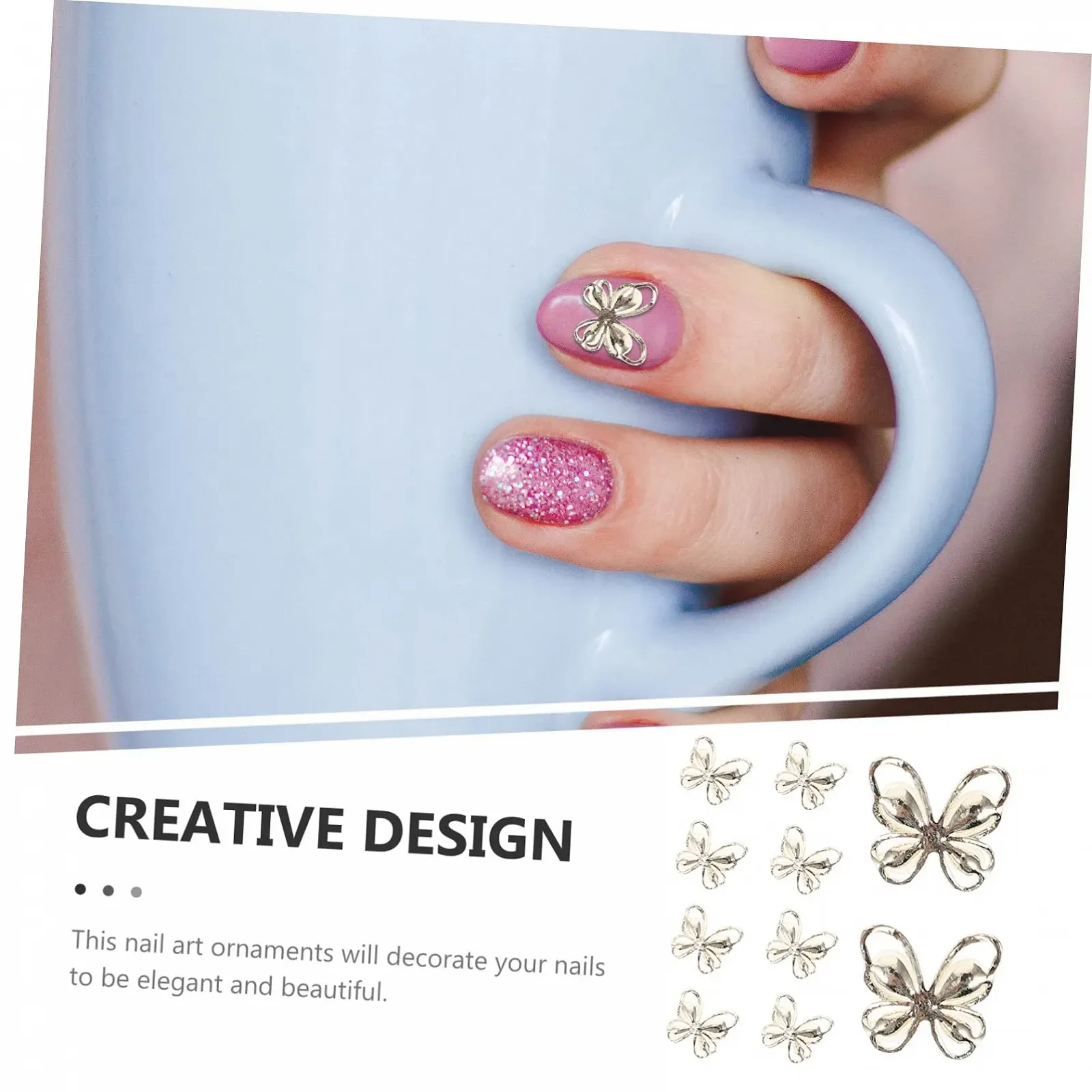Украшения для ногтей Бабочка Healeved 40 шт Стразы Мини Бриллиант, фото №8 Украшения для ногтей Бабочка Healeved 40 шт Стразы Мини Бриллиант, фото №8