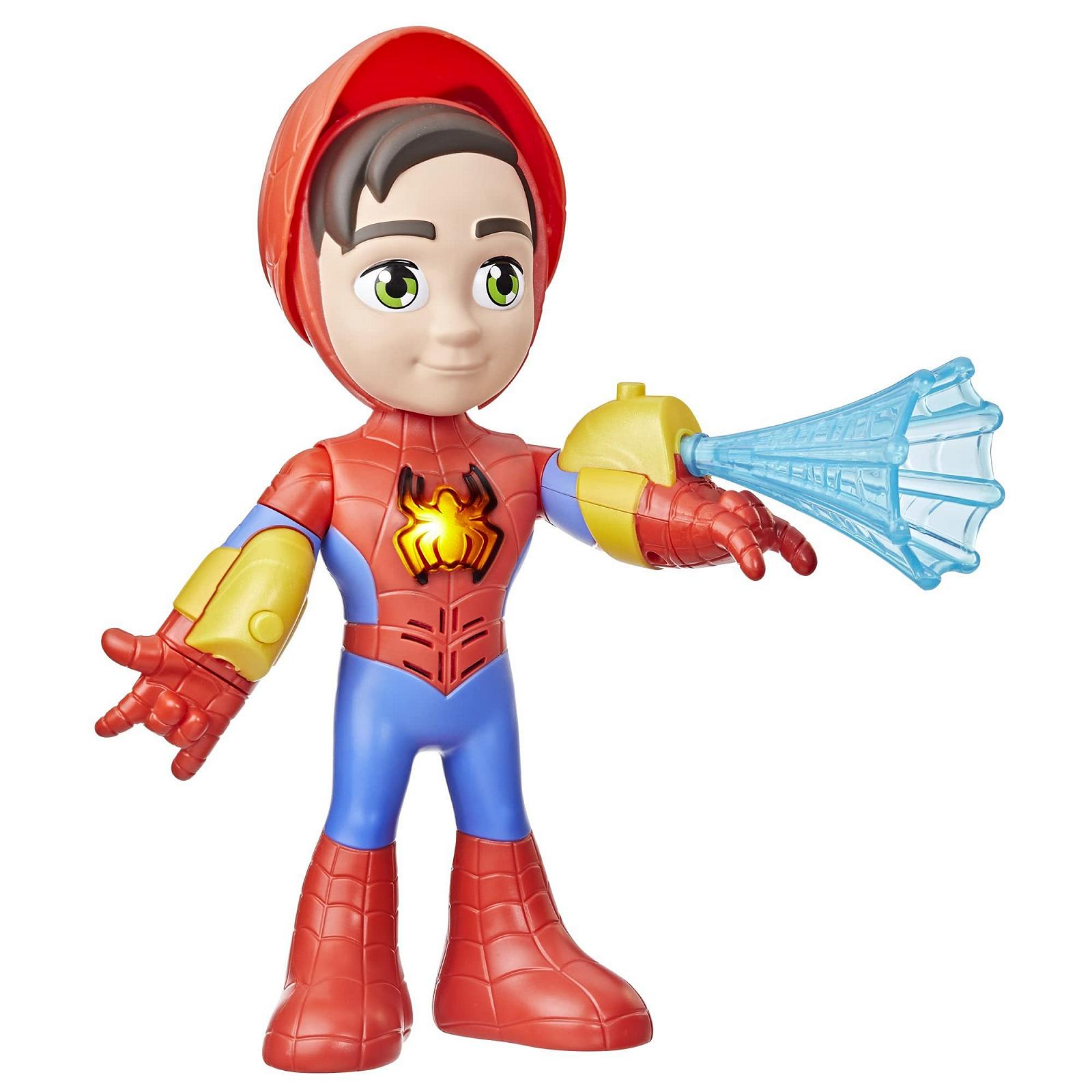 Фігурка Hasbro Marvel Spidey and His Super Friends Electronic Spidey з підсвіткою та звуком (25 см) зелена, фото №10