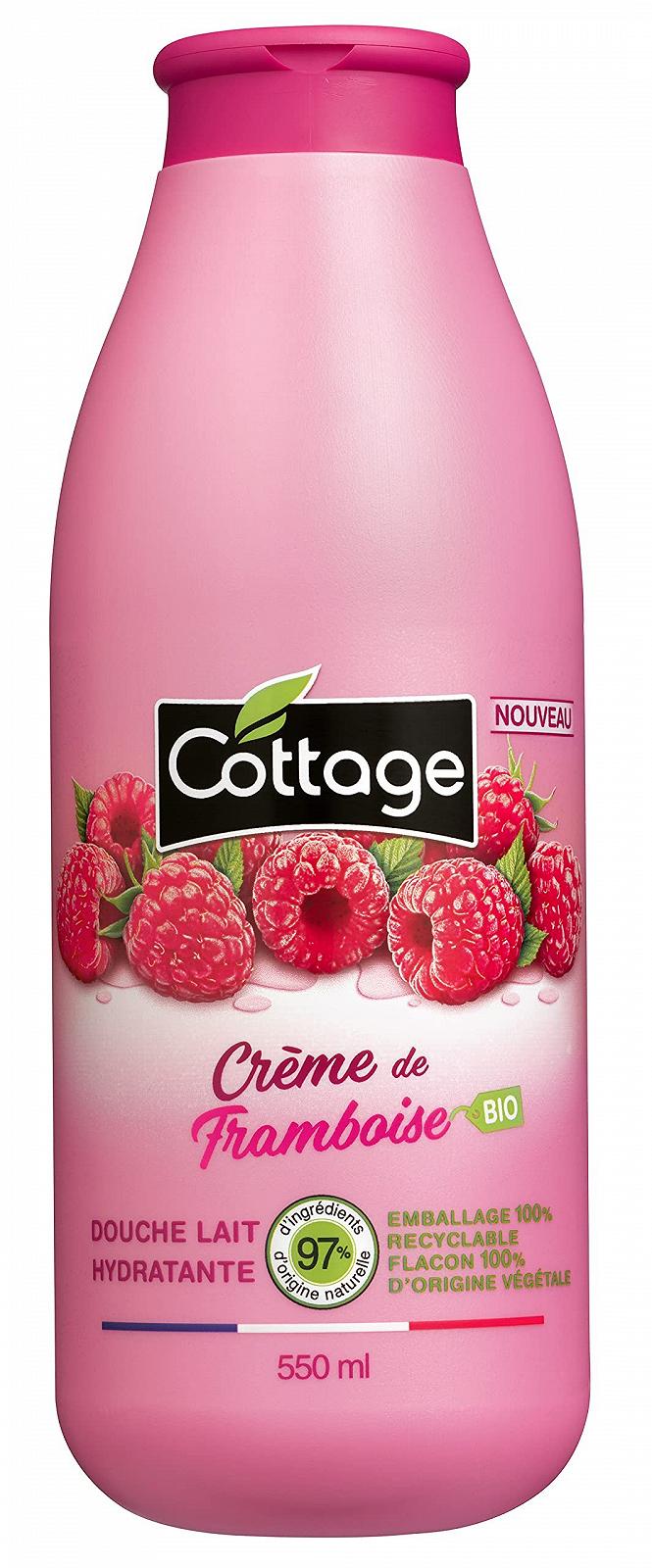 Гель для душа Cottage Moisturising Milk Органическая малина 550 мл, фото №1