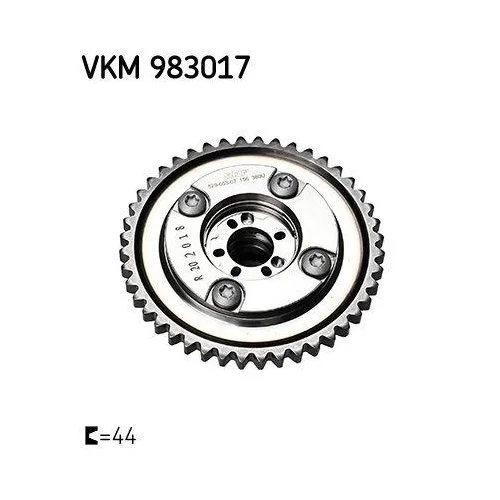 Фазорегулятор розподільного вала SKF VKM 983017 для MERCEDES-BENZ, випускна сторона, фото №2