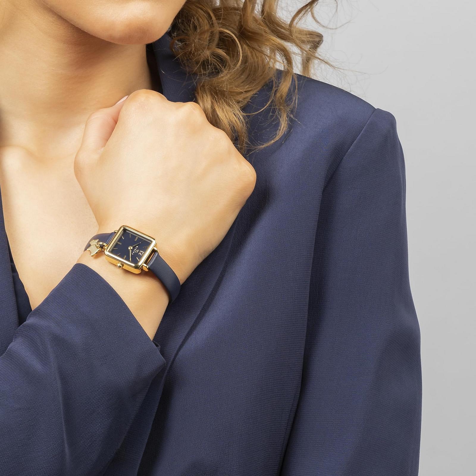 Жіночий аналоговий кварцовий годинник RADLEY RY21370 зі шкіряним ремінцем, чорнильний, браслет, фото №2