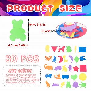 Игрушка для ванны AYNKH Животные из пеноматериала synthetic.ua - Фото 1