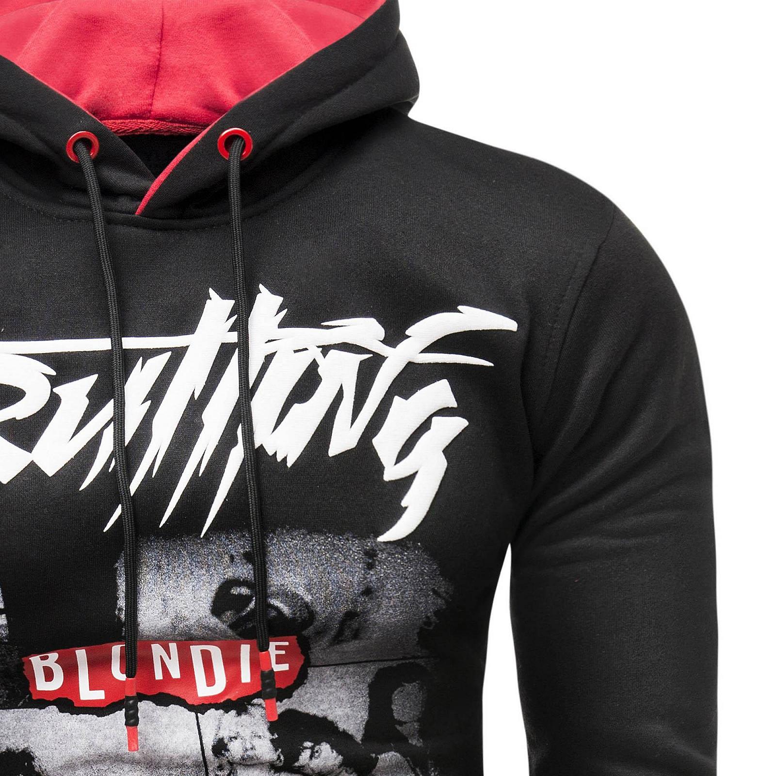 Толстовка мужская Recea с капюшоном чёрная, L, фото №3 Толстовка мужская Recea с капюшоном чёрная, L, фото №3