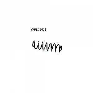 Пружина подвески SKF VKDL 31012, задняя ось - Фото 1