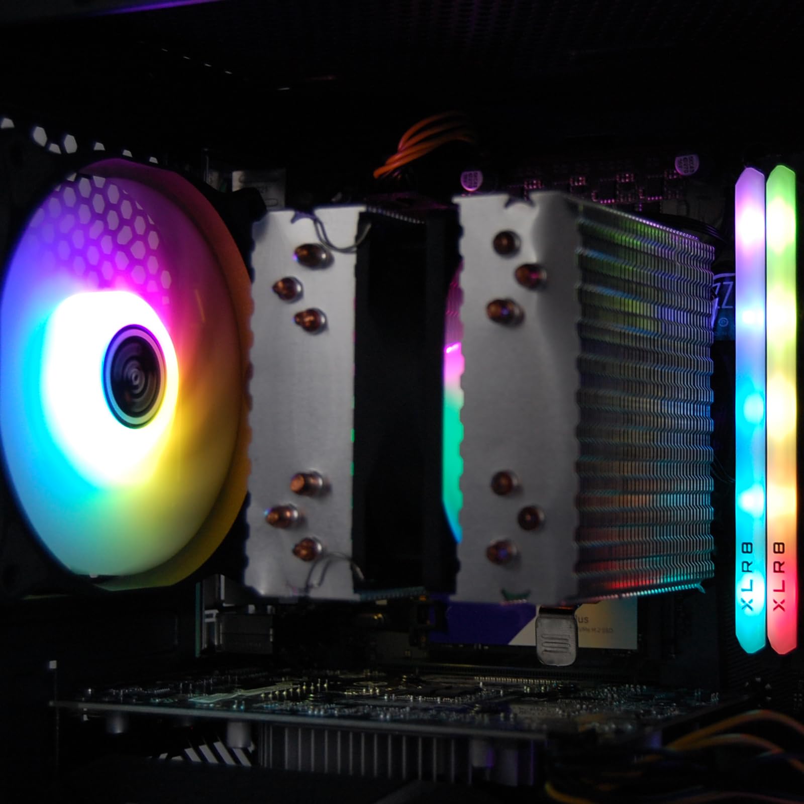 EXTREMEBIT Gaming PC Intel i7-6700 4.0GHz RAM 32GB RGB SSD 1TB NVIDIA GeForce RTX 3050 6GB GDDR6 Windows 10 Pro, фото №4