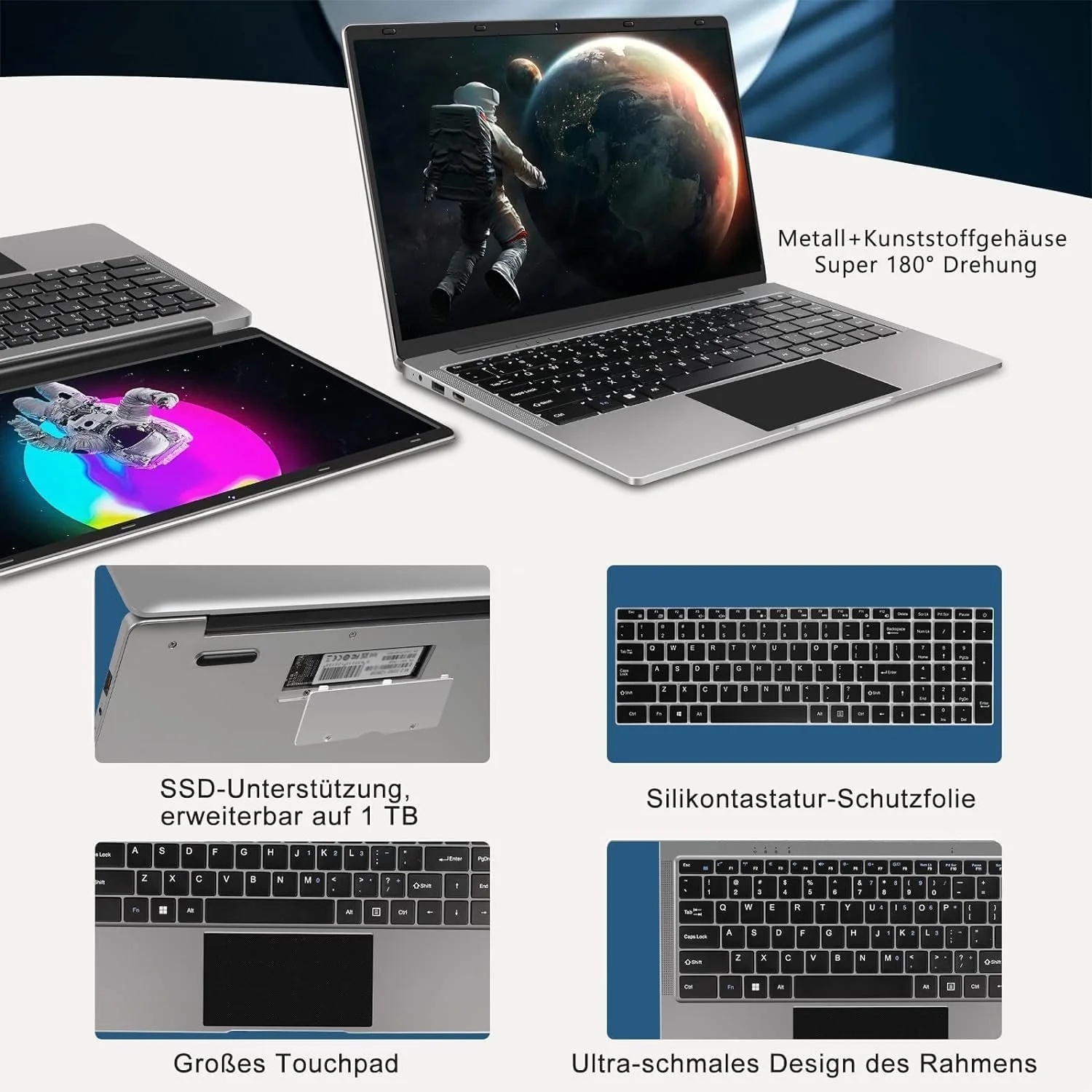 Ноутбук 14" WOZIFAN W8 Intel Celeron N4020C RAM 6GB SSD 256GB Windows 11, фото №4 Ноутбук 14" WOZIFAN W8 Intel Celeron N4020C RAM 6GB SSD 256GB Windows 11, фото №4