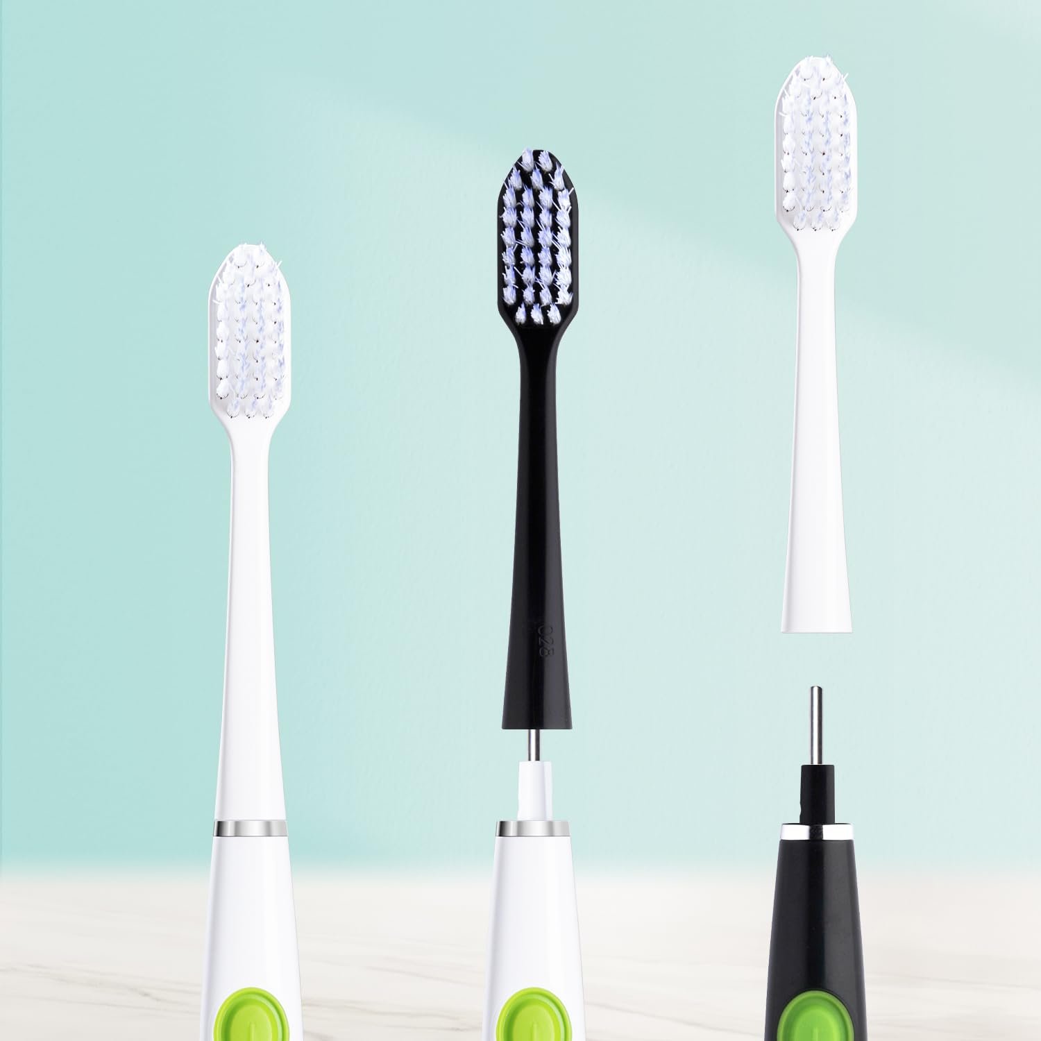 Змінні насадки для зубної щітки GUM Sonic Daily м'які 4 x 2 шт Білі, фото №4