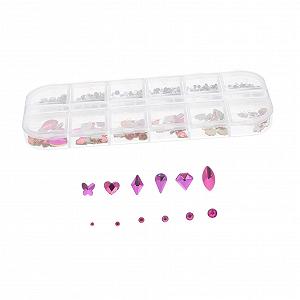 Стразы для ногтей Healvian, набор для индивидуального декорирования ногтей, изготовлены из безопасной смолы для нейл-арта и творческих проектов - Фото 1