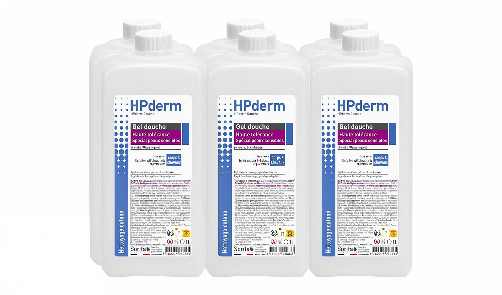 Гель для душу та волосся 2-в-1 HPderm High Colour Strength для чутливої та татуйованої шкіри 6 шт., фото №1