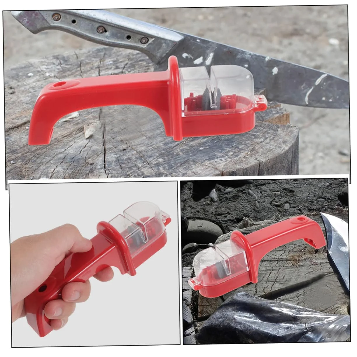 Точило для ножів та ножиць Toyvian ергономічна для лівшів та правшів, фото №6