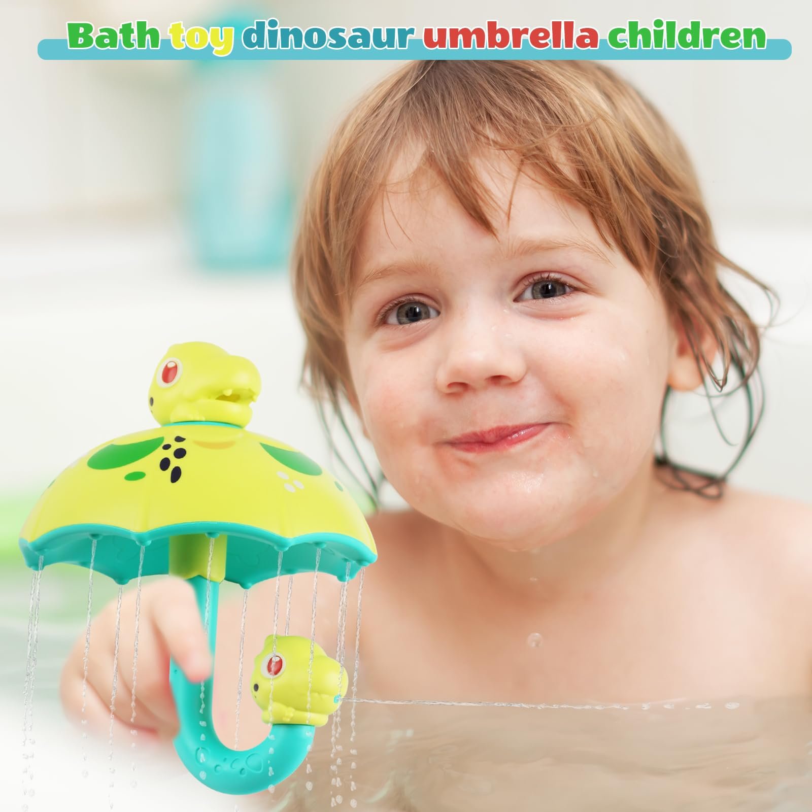 Игрушка для ванны Динозавр-зонтик для душа, фото №5