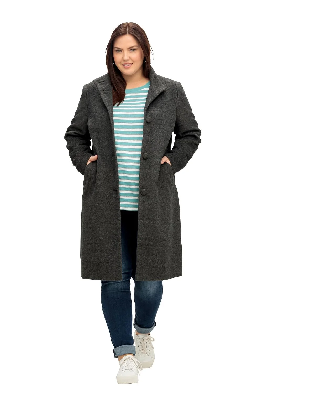 Пальто Sheegod з коміром-стійкою Зимове, фото №6 Пальто Sheegod з коміром-стійкою Зимове, фото №6