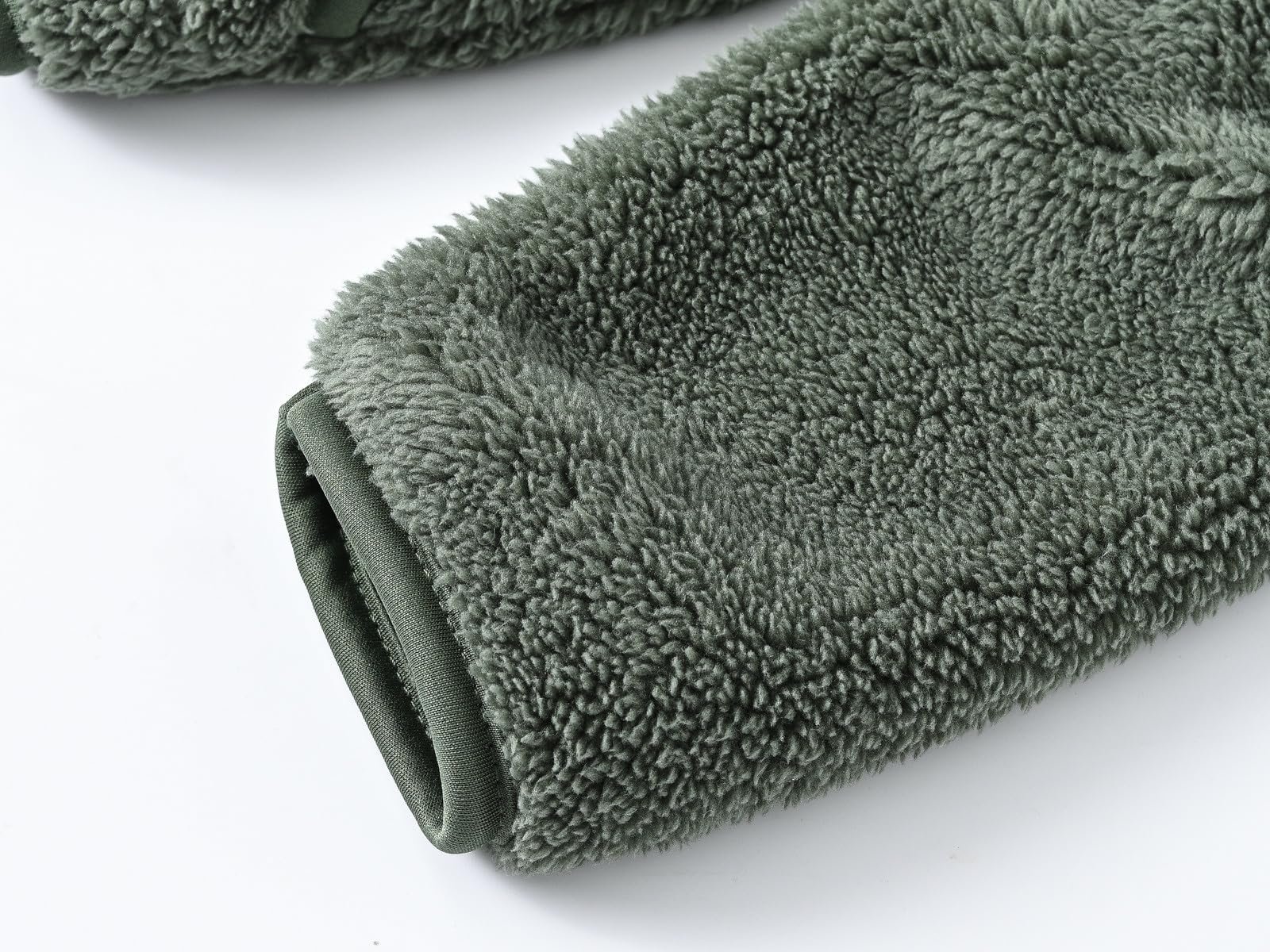 Куртка однотонная для детей среднего и старшего возраста Generisch с карманами, высоким воротником, длинными рукавами, без капюшона, флисовая, фото №8 Куртка однотонная для детей среднего и старшего возраста Generisch с карманами, высоким воротником, длинными рукавами, без капюшона, флисовая, фото №8