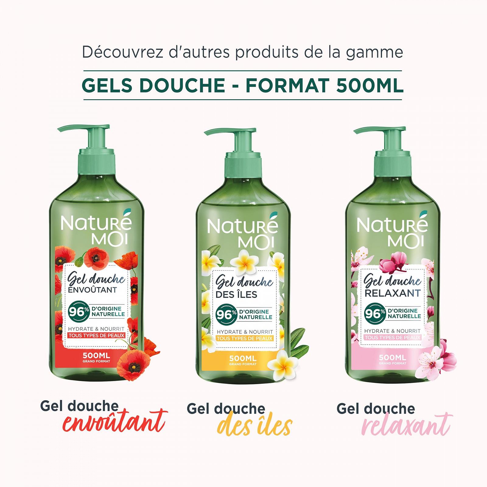 Гель для душа Naturé Moi Captivating Увлажнение и питание Органический мак 500 мл, фото №6