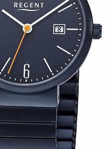 Женские часы REGENT с ремешком из нержавеющей стали, диаметр 29 мм, арабские цифры, кварцевые, дата synthetic.ua - Фото 1