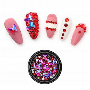 Стрази Різні форми Блискучі Скляні з коробкою 1 коробка Стрічка 5.5 x 7 мм - Фото 1