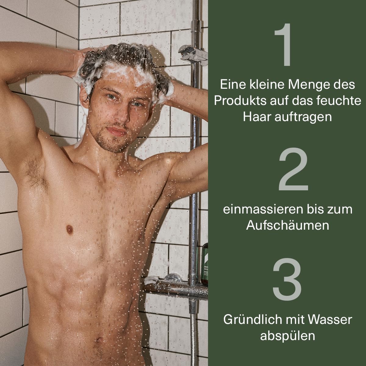 Шампунь Monolit для мужчин с Пантенолом Укрепление волос Уход за корнями волос Успокаивает кожу головы Пантенол Экстракт ромашки Эффективный эффект 250 мл, фото №5