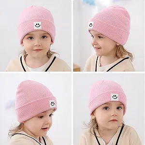 Вязаная детская шапка Vobozeany для девочек, теплая зимняя synthetic.ua - Фото 1