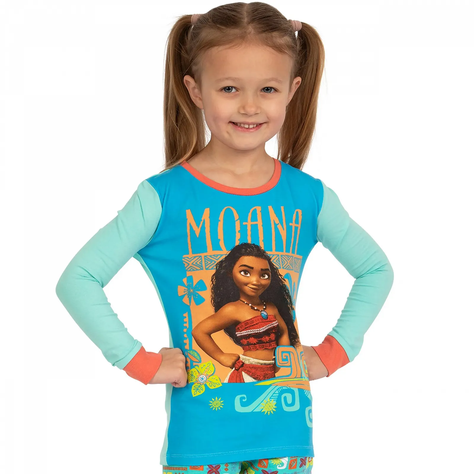 Піжама Disney Moana Slim Fit для дівчат, фото №3