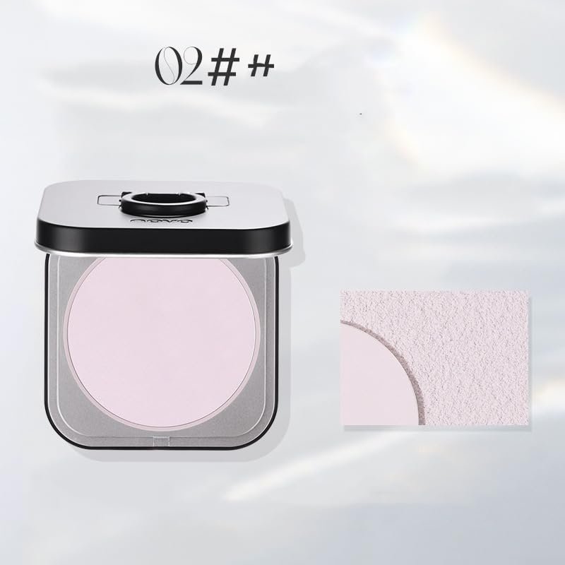 Пудра Matte Oil Control, прессованная, фиксирующая, 24H, водостойкая, для основы макияжа, с мини-пуховкой, матирующая, для сужения пор, разглаживающая, фото №2
