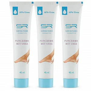 Крем для ног Sabrina Rudnik 3 x 45 мл с мочевиной + блокнот varivendo - Фото 1