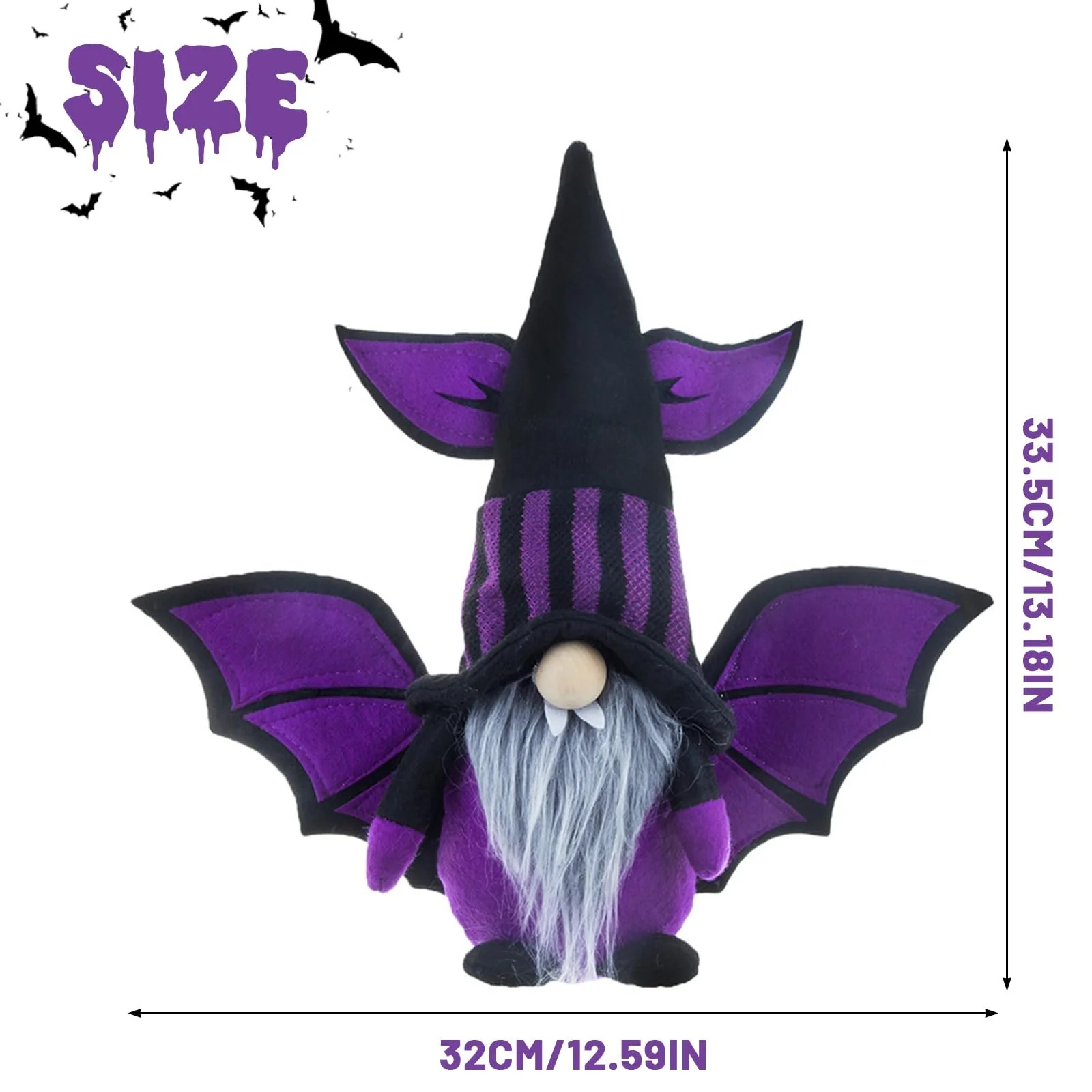 Ляльки Waldspring Halloween Bat Vampire Dwarf Bard Style, фото №7