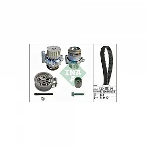 Водяной насос и комплект ремня ГРМ Schaeffler INA 530 0091 30 для AUDI SEAT SKODA VW - Фото 1