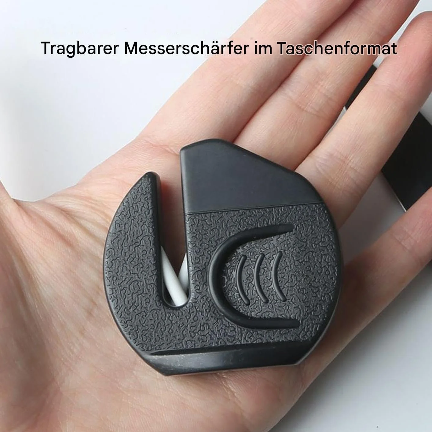 Точило для ножів Cutter Sharpener компактне ручне для кухонних ножів та ножиць, фото №7