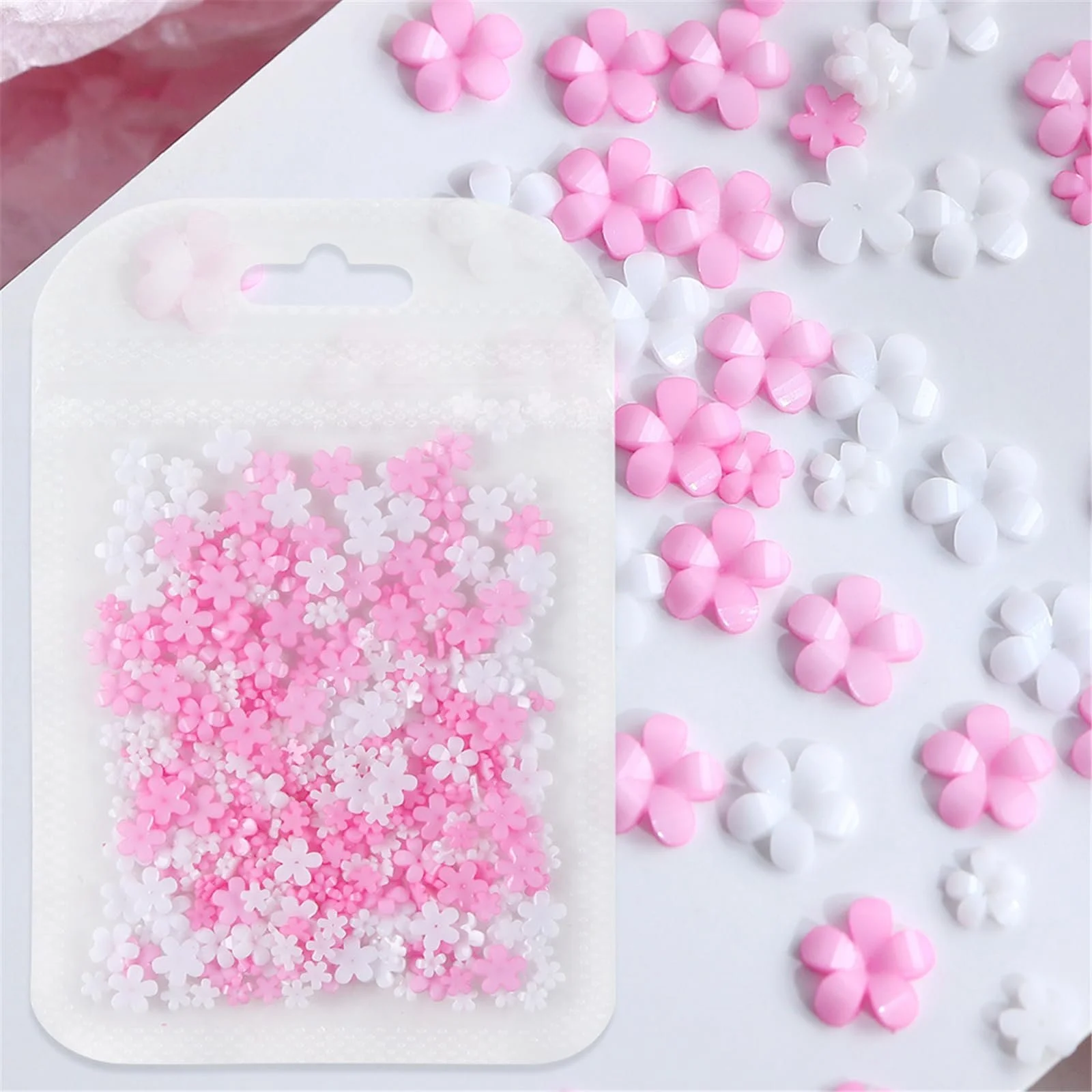 3D Цветок Украшения для ногтей Смола Цветок для ногтей Художественные стразы Цветущие драгоценные камни для ногтей DIY Маникюр Украшения для ногтей Подарки, фото №4