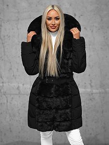 Женская Зимняя Куртка Parka OZONEE JS/11Z8096Z, Цветовые Вариации, Теплая, Функциональная, Длинная, Подкладка из Искусственного Меха, Пуховая, Утепленная synthetic.ua - Фото 1