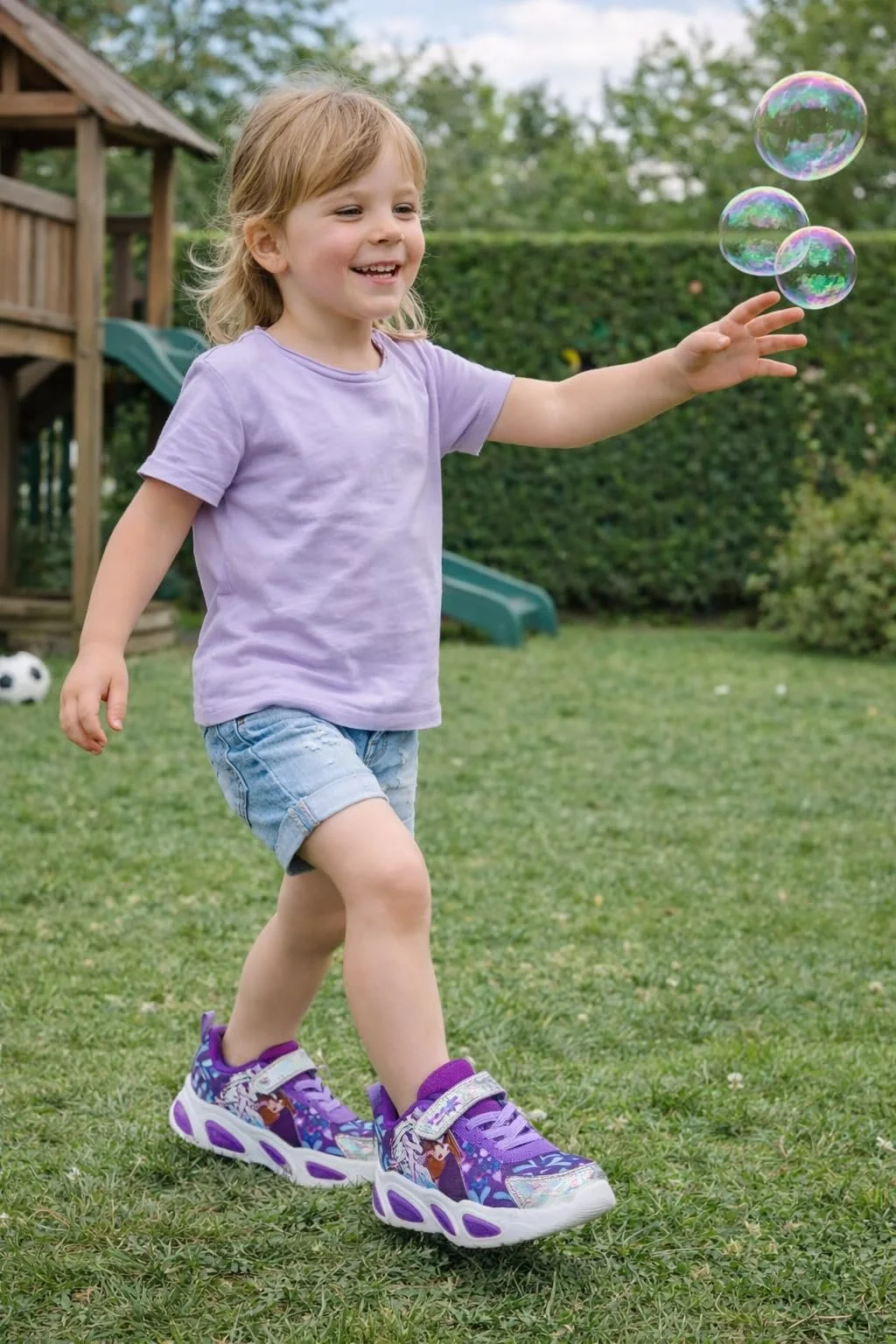 Кросівки Disney Frozen Elsa та Anna Фіолетовий, розмір 24-30, фото №3