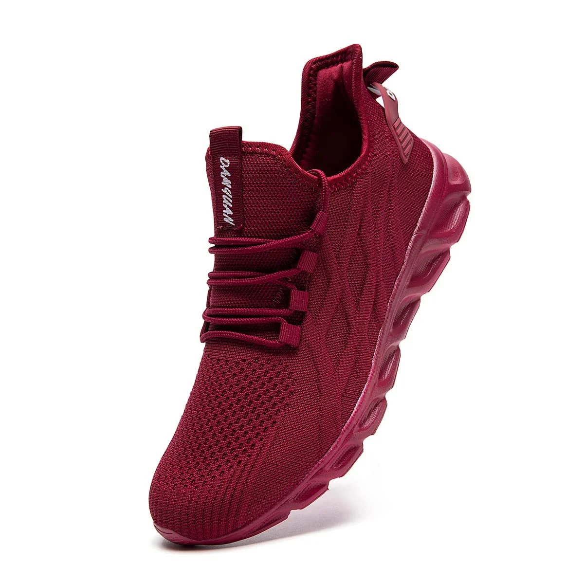 Кросівки Linenghs Чоловічі Для бігу Спортивні Червоне вино, фото №1