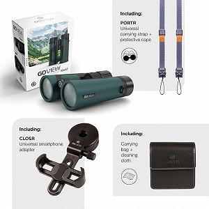 Бінокль GoView ZOOMR 10x42 Oak Green synthetic.ua - Фото 1